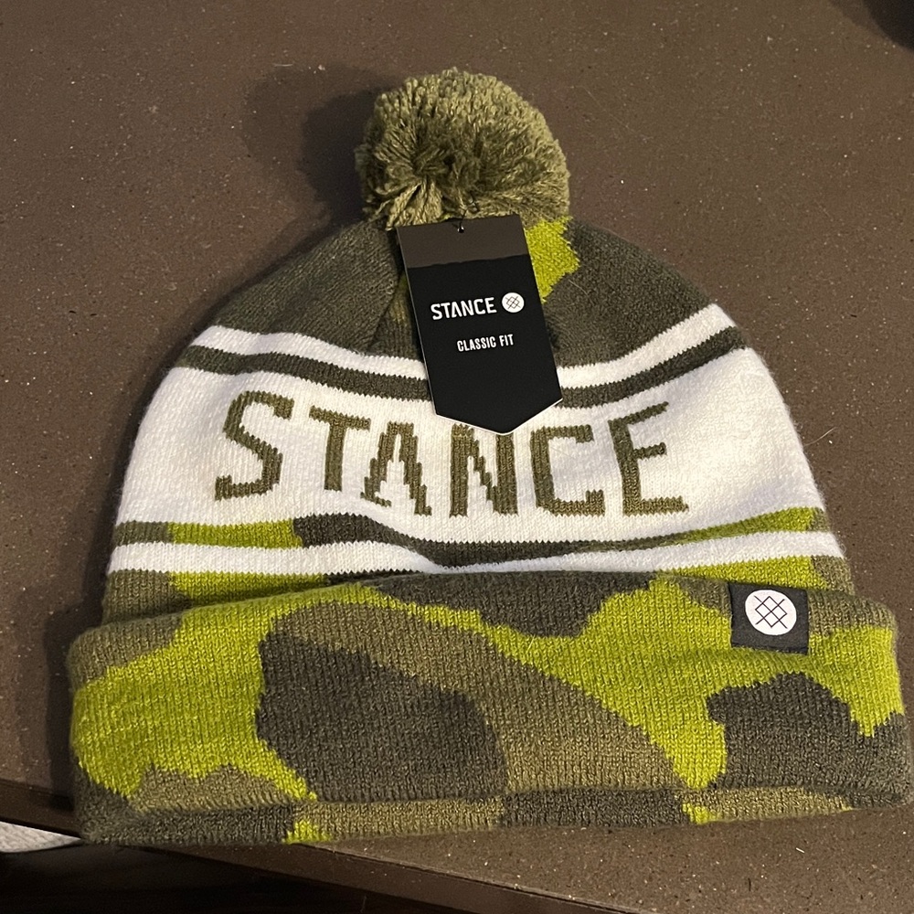Stance OG Camo Beanie - Olive and White Classic fit